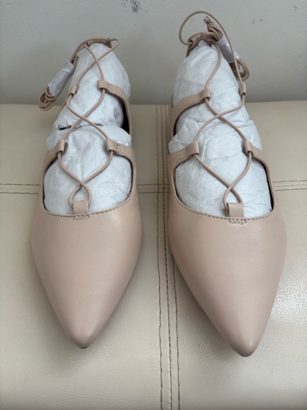 J.Crew Ballet Flats in Beige Size 7.5 NWOT - Picture 5 of 8